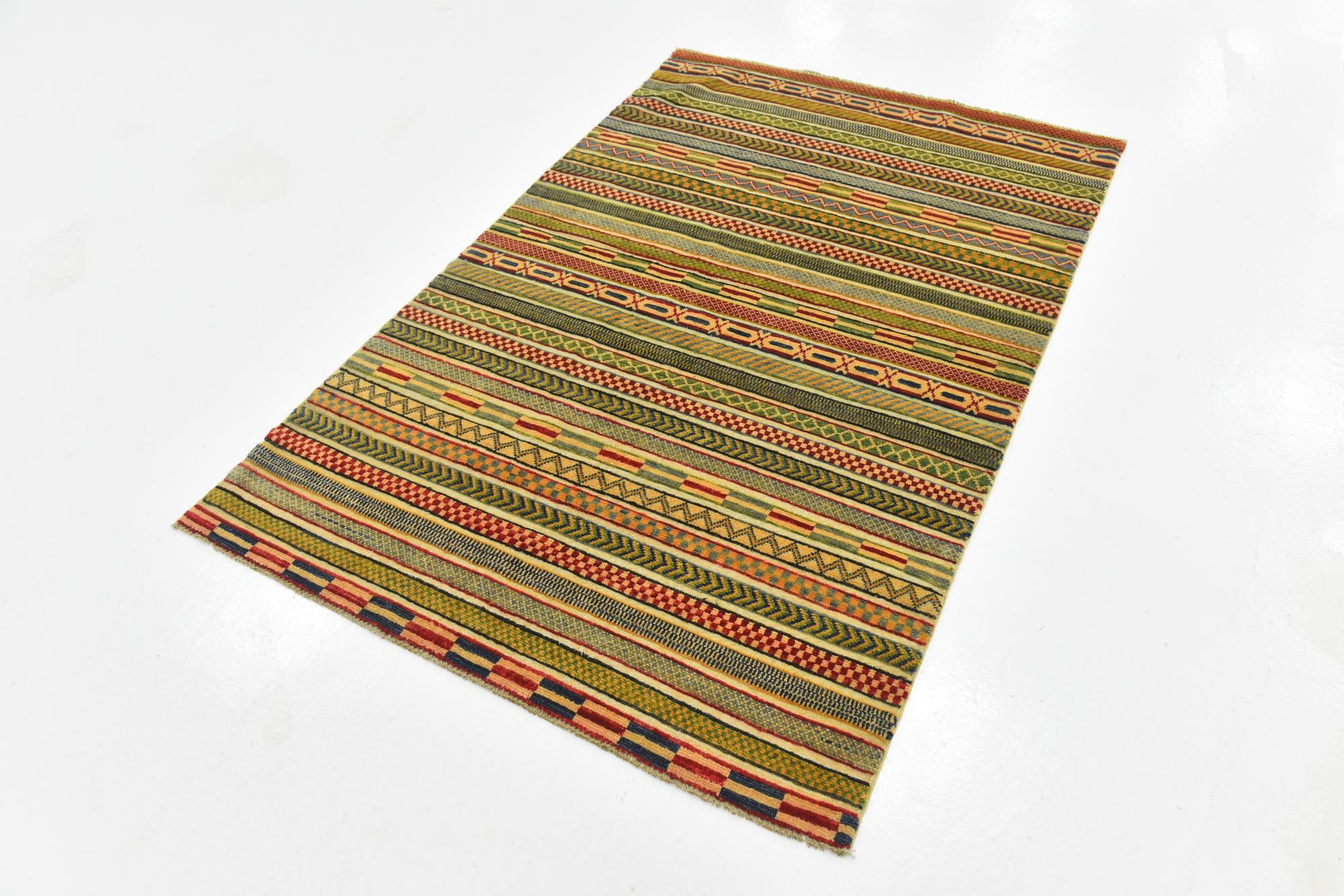 3' 10 x 5' 10 Hand Knotted Modern Ziegler Rug