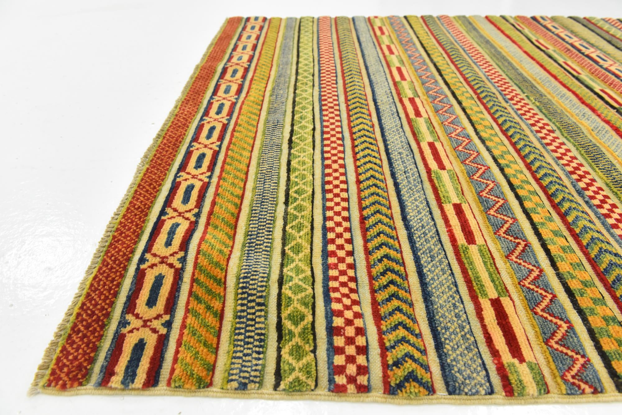 3' 10 x 5' 10 Hand Knotted Modern Ziegler Rug