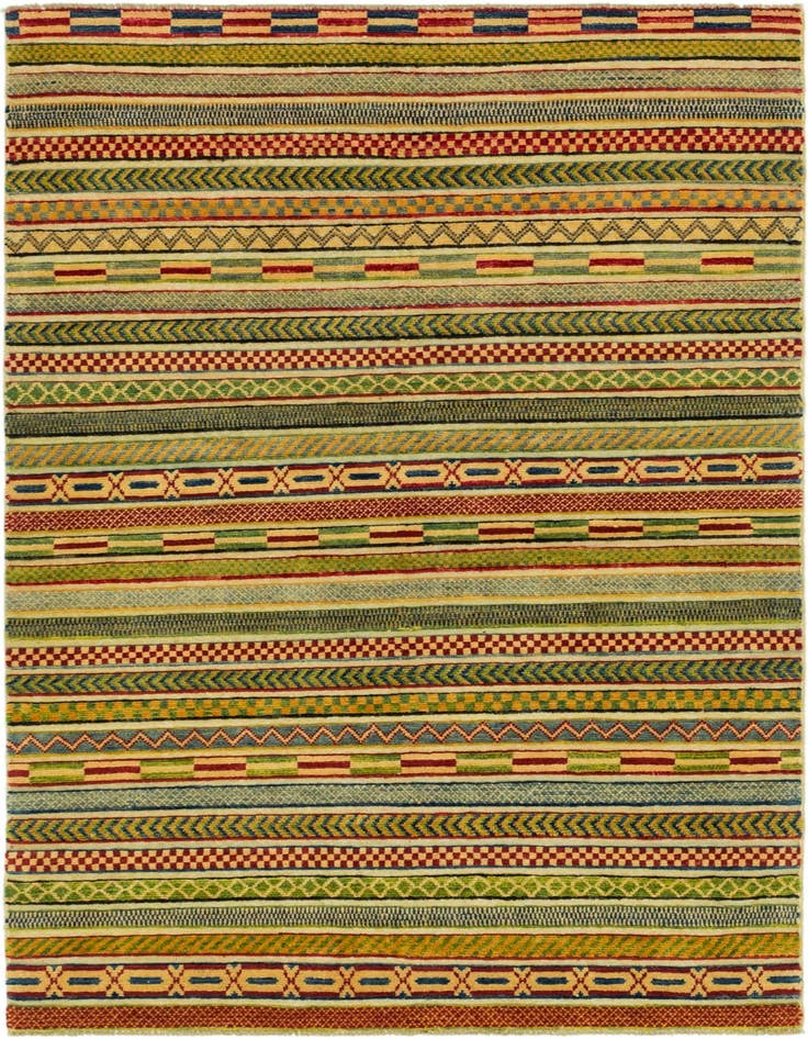 Detail image of 3' 10 x 5' 10 Hand Knotted Modern Ziegler Rug