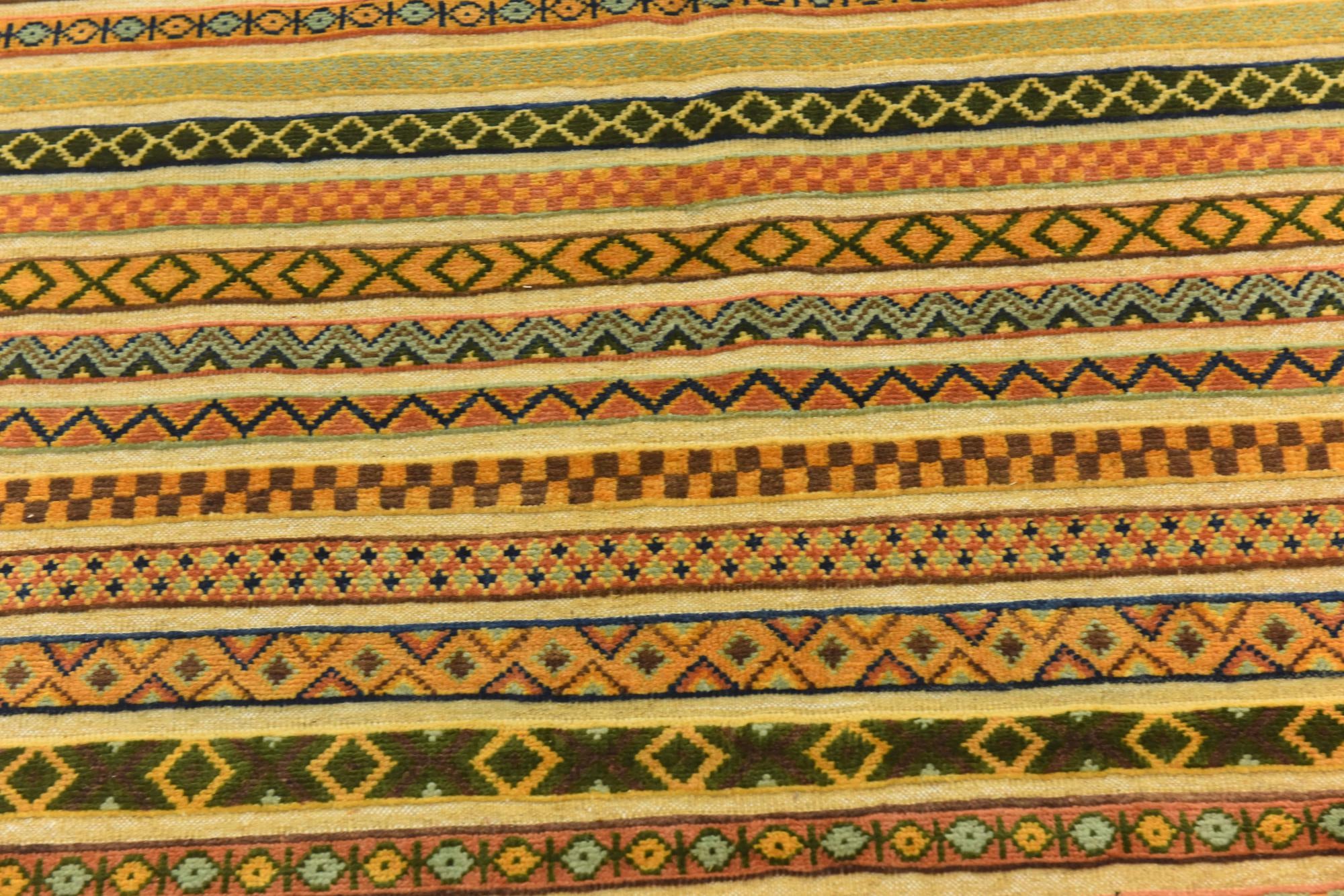 3' 10 x 6' 1 Hand Knotted Modern Ziegler Rug
