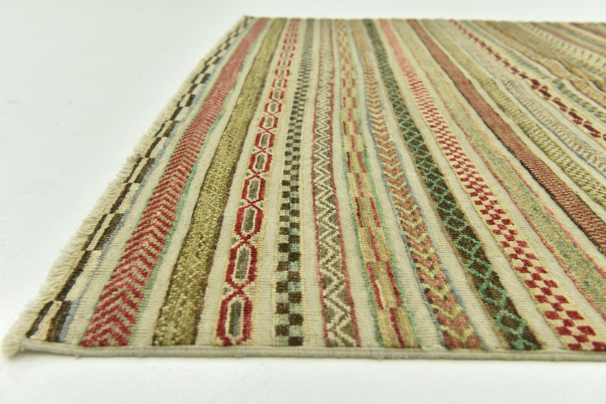5' 1 x 7' 8 Hand Knotted Modern Ziegler Oriental Rug