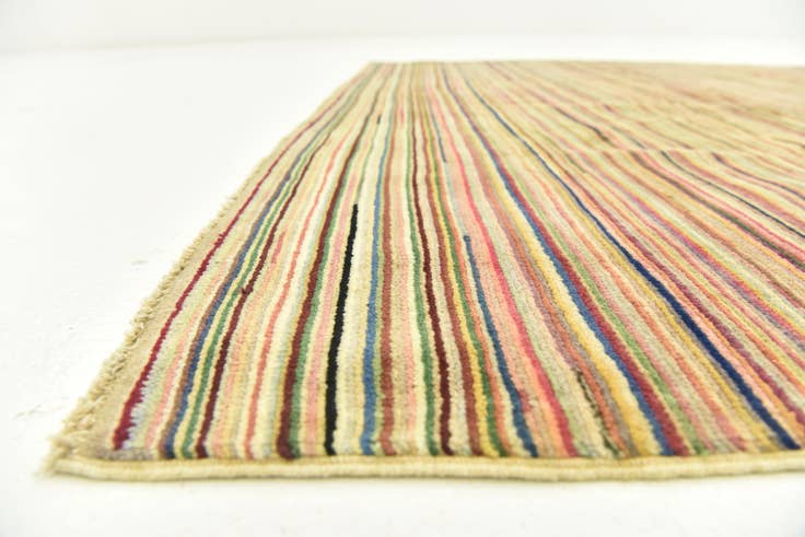Detail image of 4' 11 x 6' 6 Hand Knotted Modern Ziegler Rug