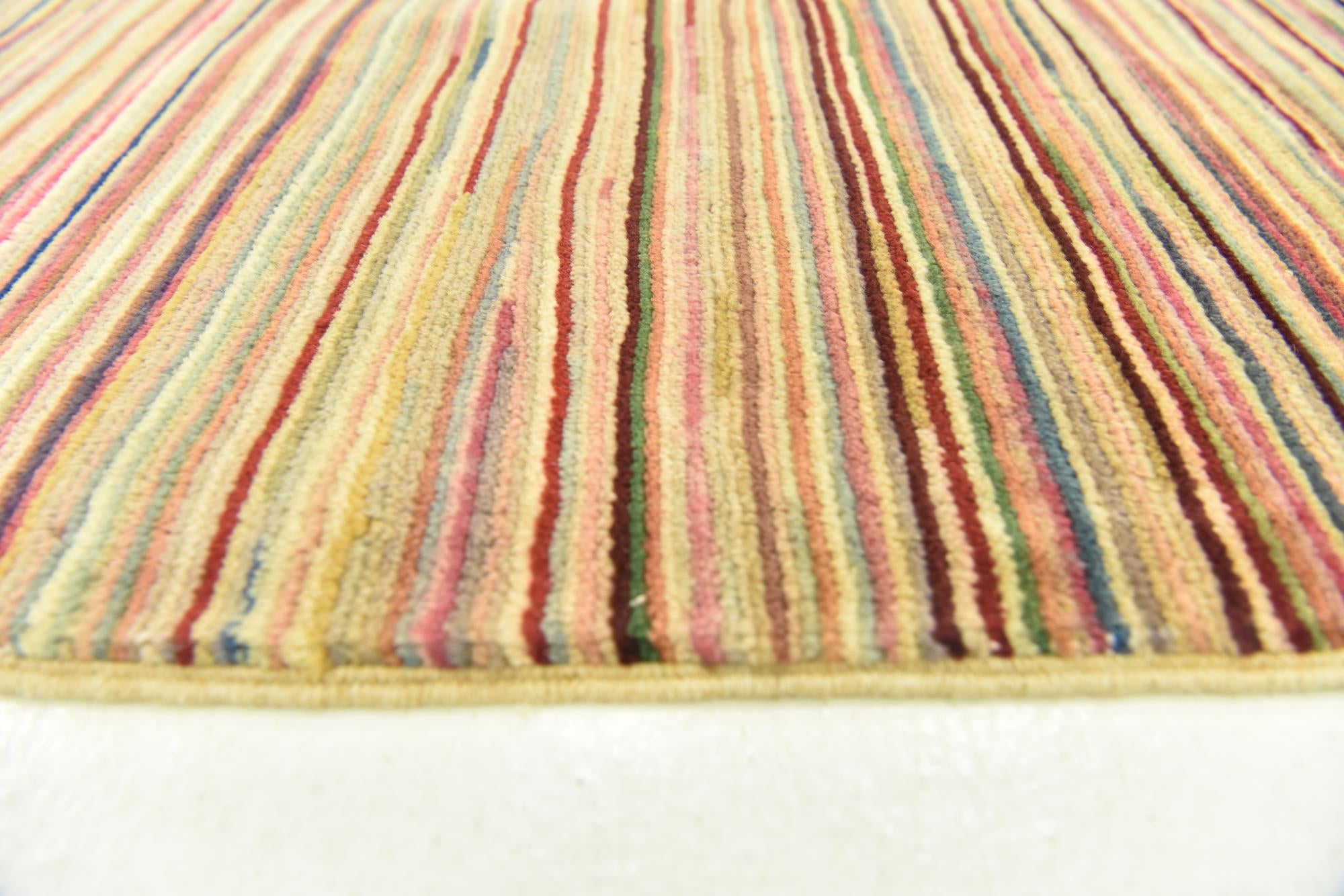 4' 11 x 6' 6 Hand Knotted Modern Ziegler Rug