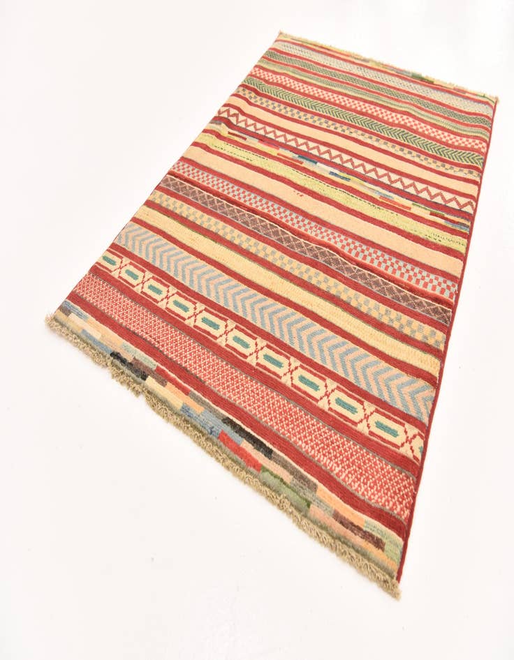 Detail image of 2' 9 x 4' 3  Hand Knotted Modern Ziegler Rug