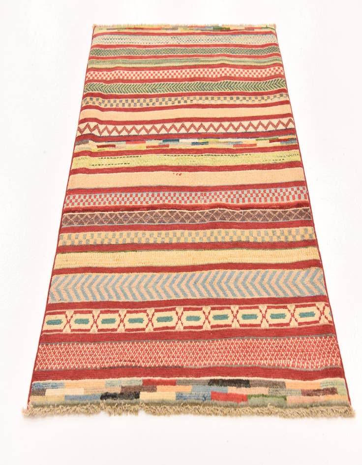 Detail image of 2' 9 x 4' 3  Hand Knotted Modern Ziegler Rug