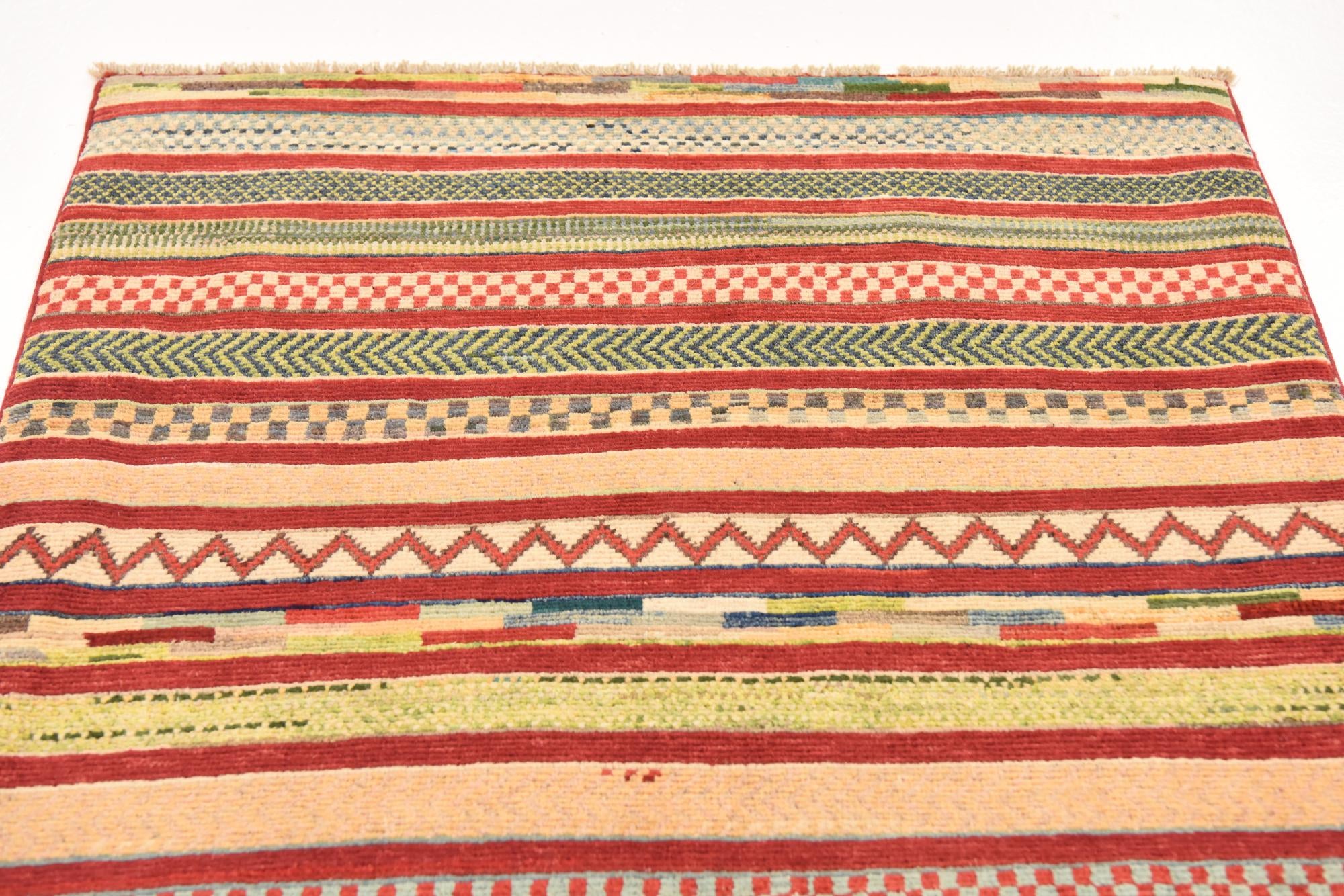 2' 9 x 4' 3 Hand Knotted Modern Ziegler Rug