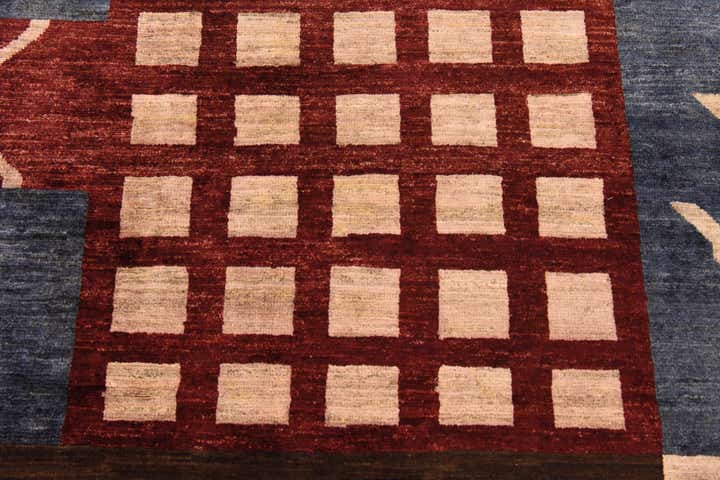 6' 8 x 9' 6 Hand Knotted Modern Ziegler Rug