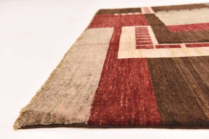 6' 8 x 9' 6 Hand Knotted Modern Ziegler Rug