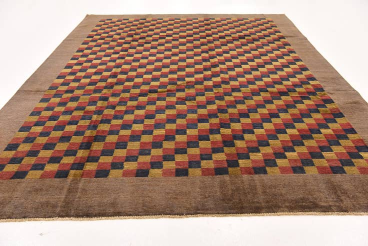 Detail image of 8' 11 x 11' 7 Hand Knotted Modern Ziegler Rug
