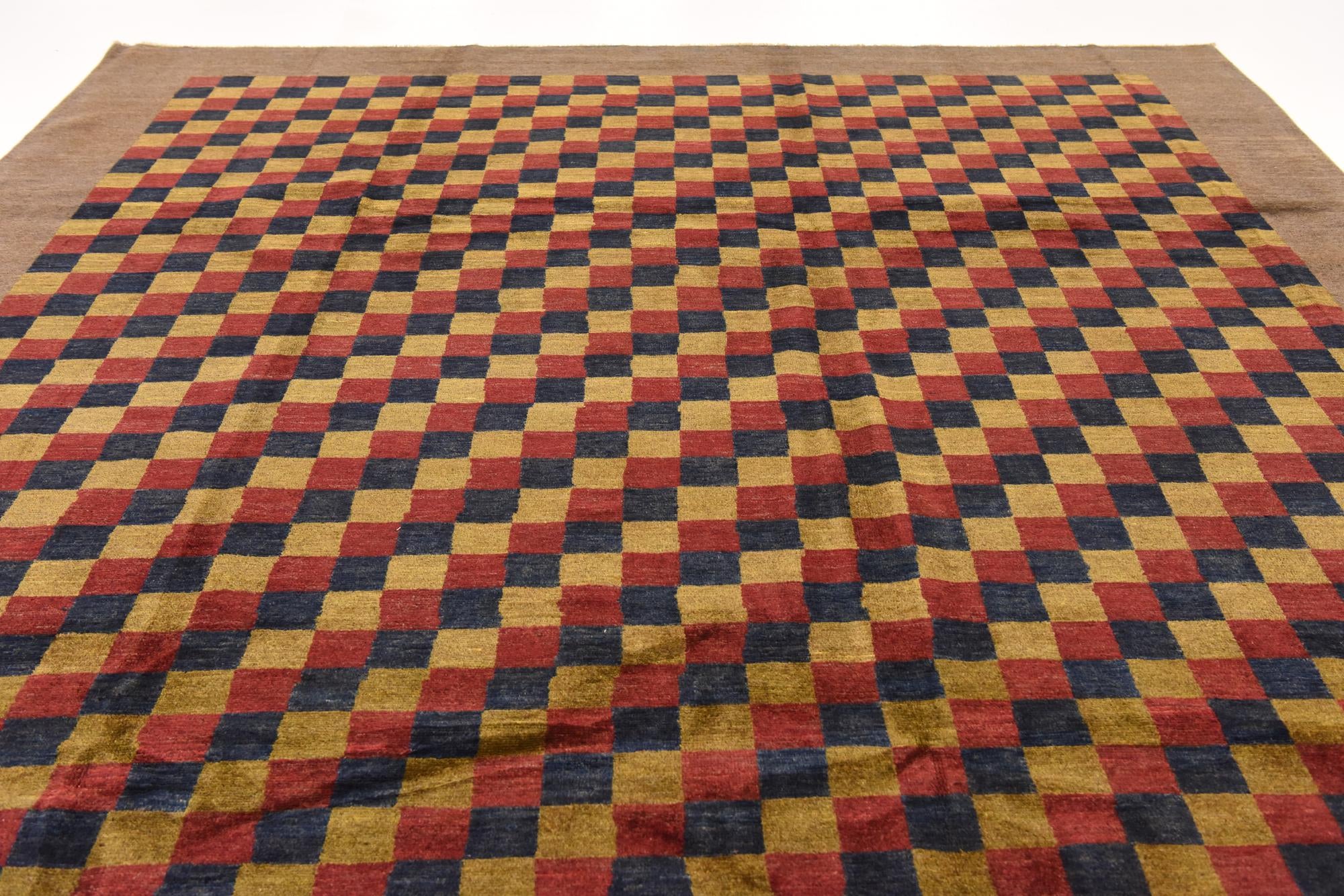 8' 11 x 11' 7 Hand Knotted Modern Ziegler Rug