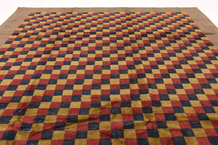 Detail image of 8' 11 x 11' 7 Hand Knotted Modern Ziegler Rug