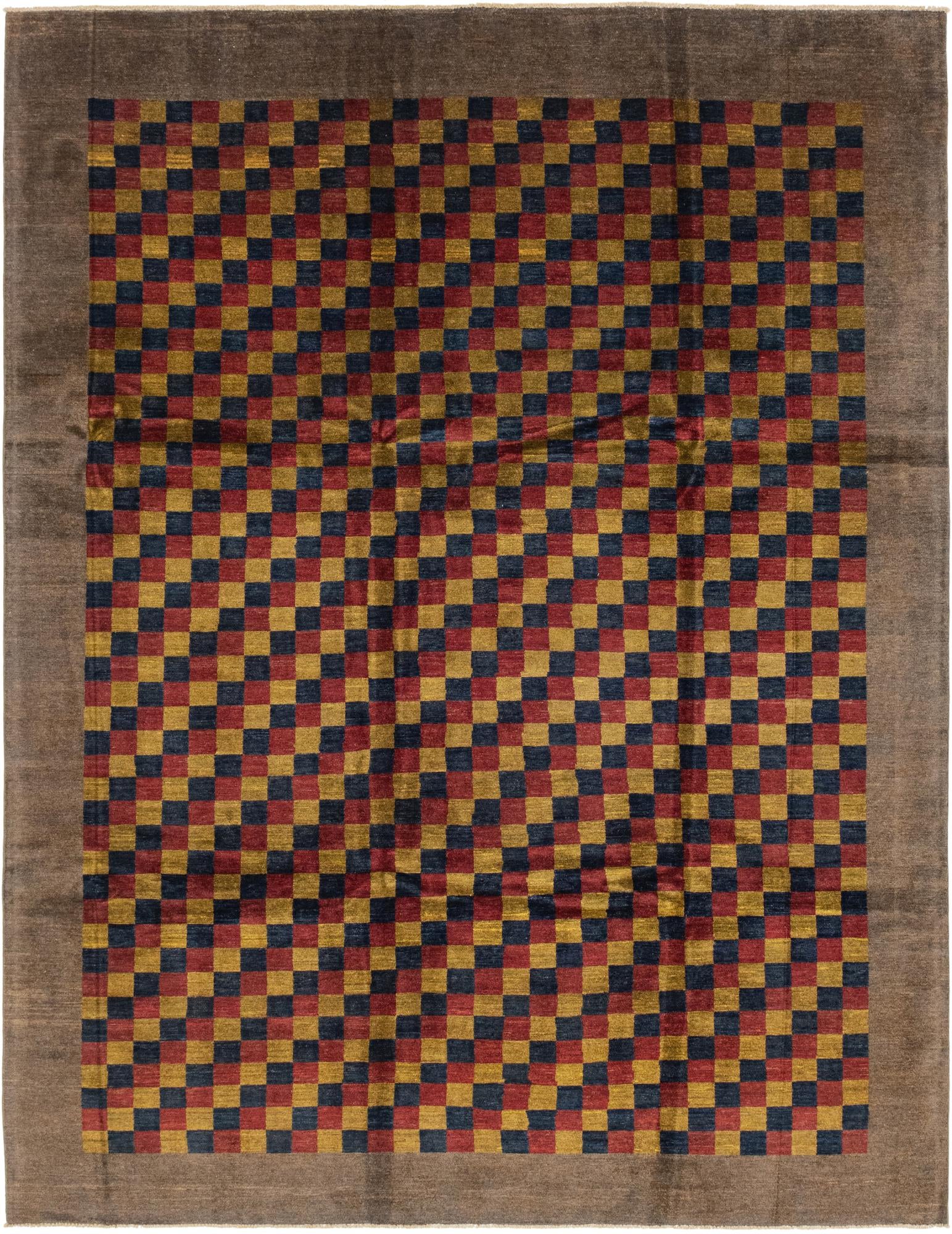 8' 11 x 11' 7 Hand Knotted Modern Ziegler Rug
