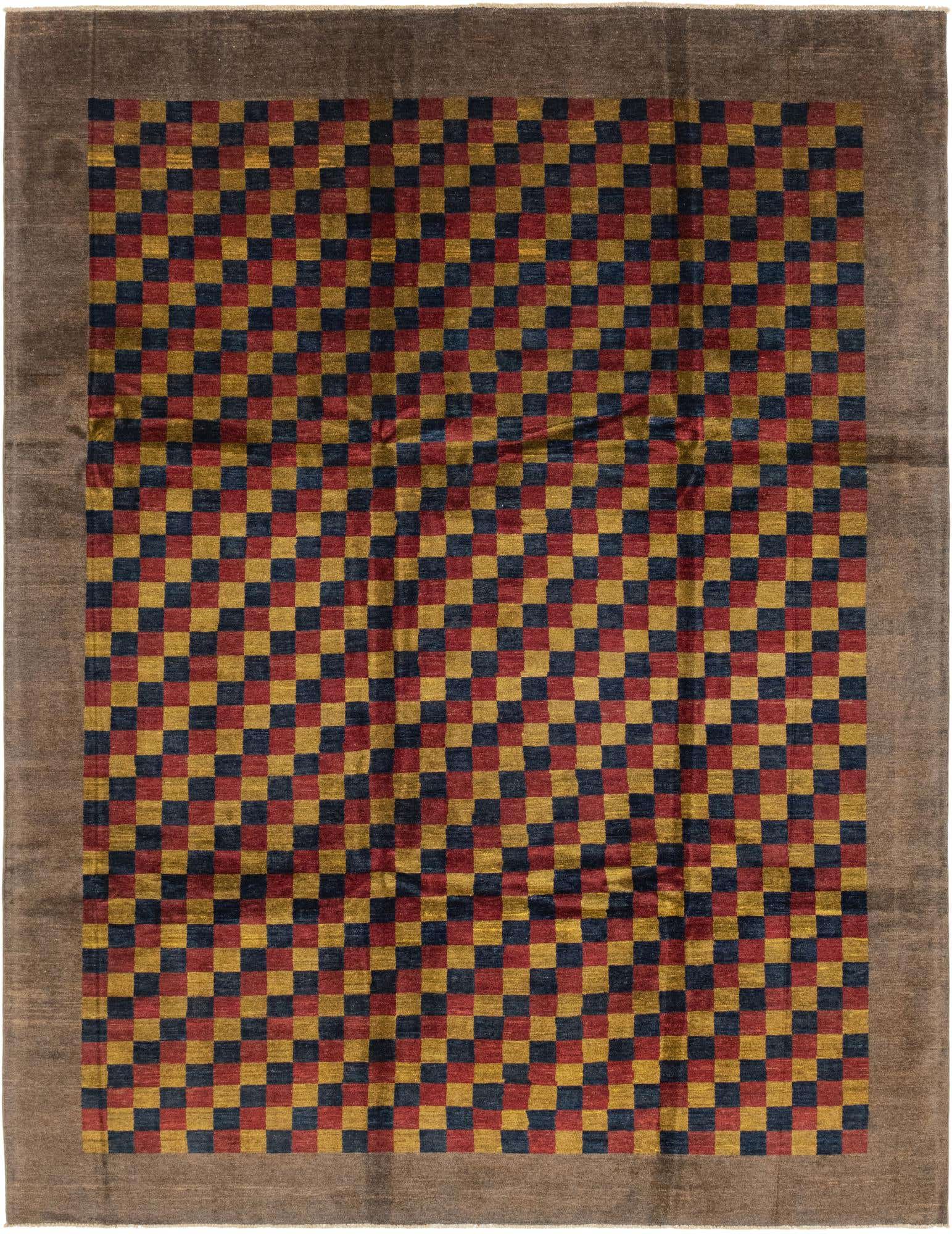 8' 11 x 11' 7 Hand Knotted Modern Ziegler Rug