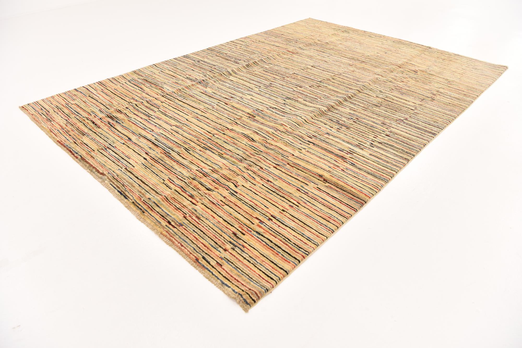 6' 8 x 9' 8 Hand Knotted Modern Ziegler Rug