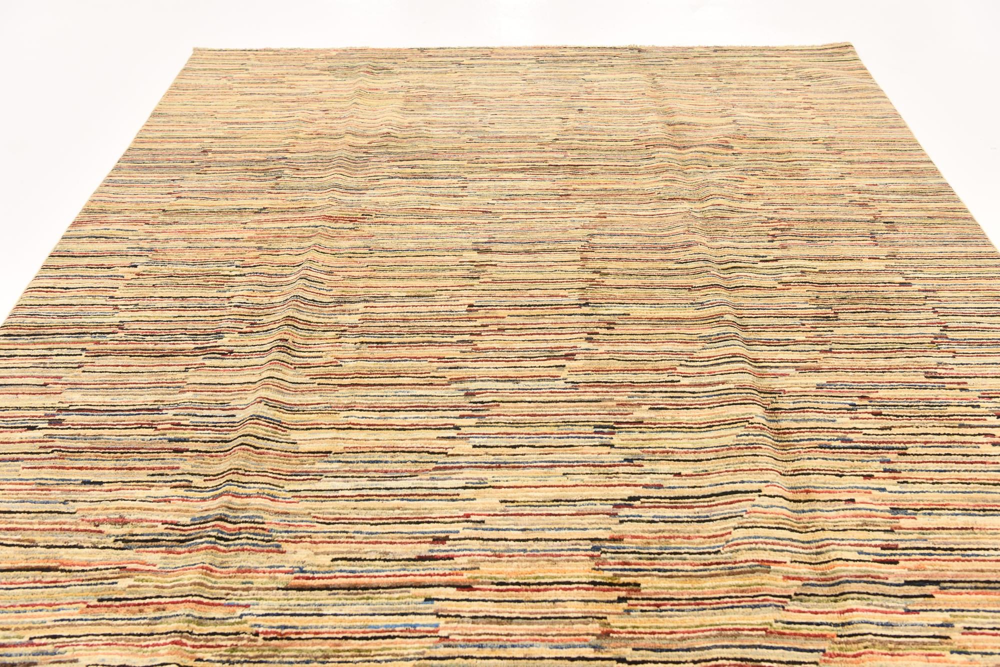 6' 8 x 9' 8 Hand Knotted Modern Ziegler Rug
