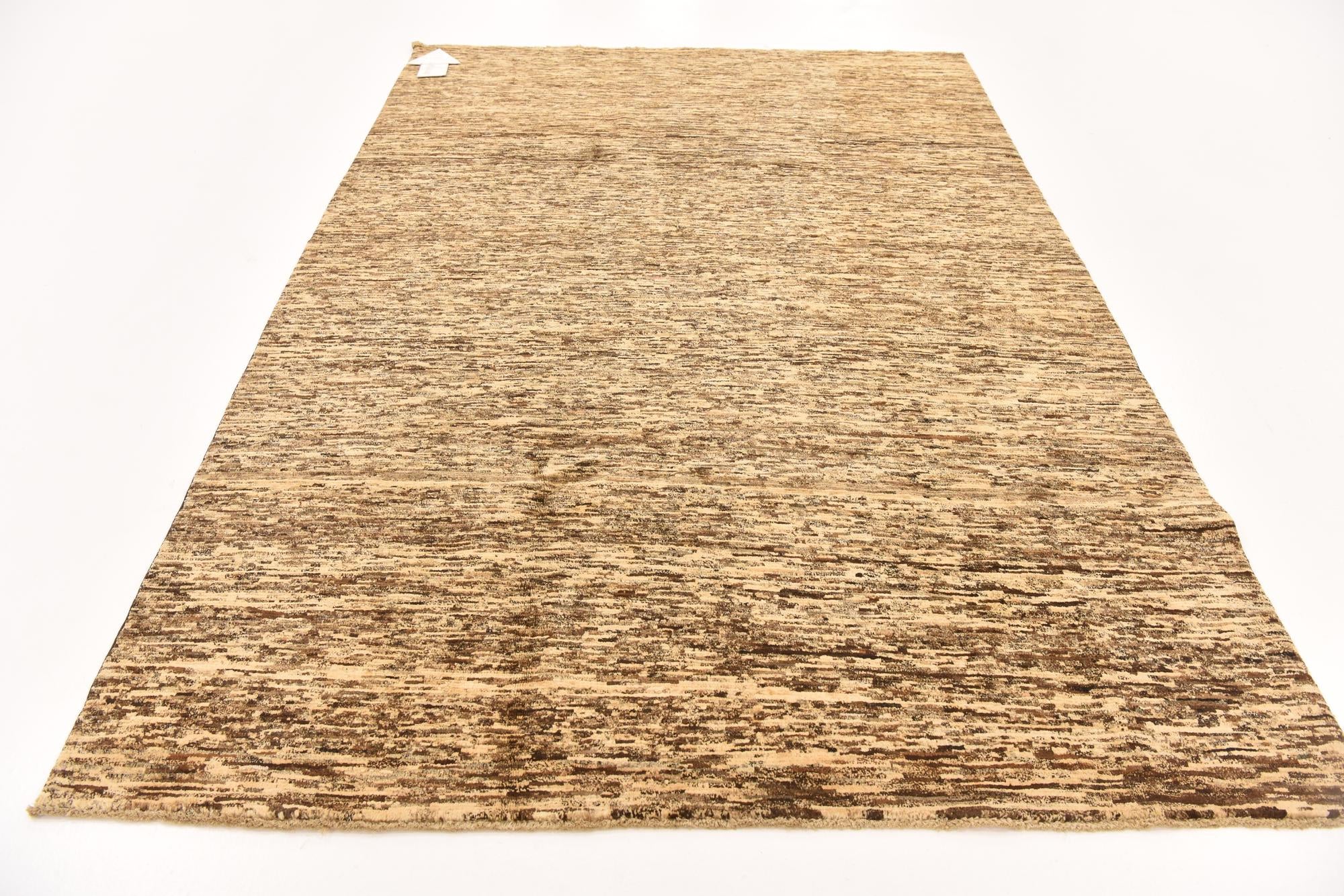 6' 1 x 9' Hand Knotted Modern Ziegler Rug