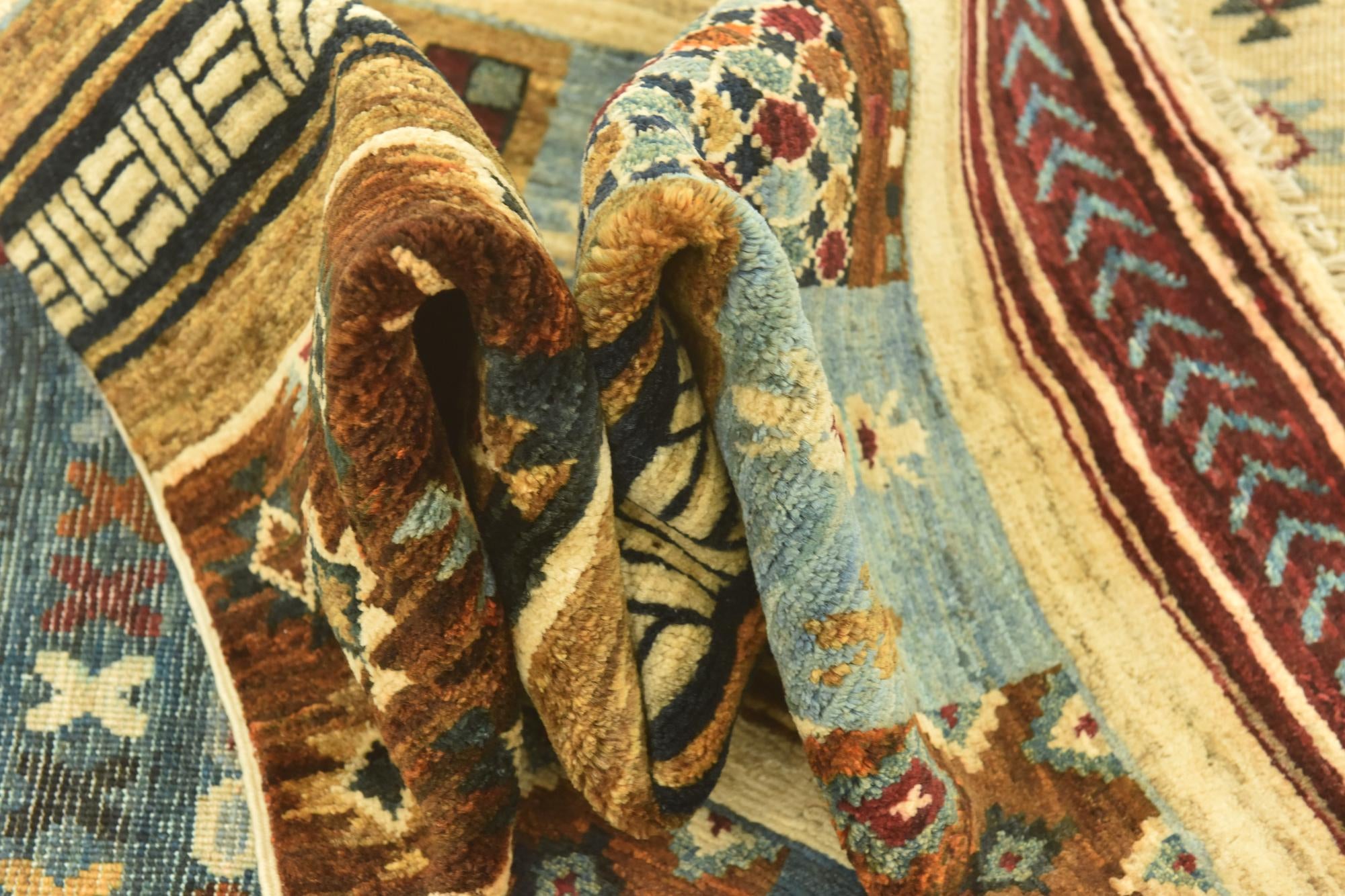 6' 8 x 9' 7 Hand Knotted Modern Ziegler Rug
