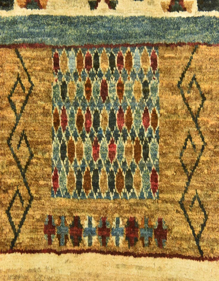 Detail image of 6' 8 x 9' 7 Hand Knotted Modern Ziegler Rug
