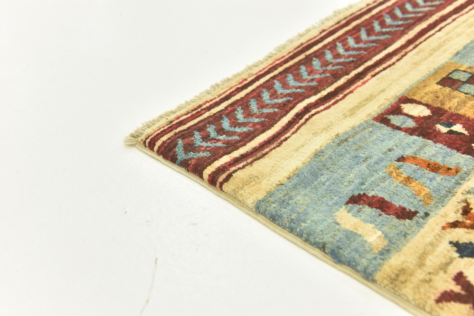 6' 8 x 9' 7 Hand Knotted Modern Ziegler Rug