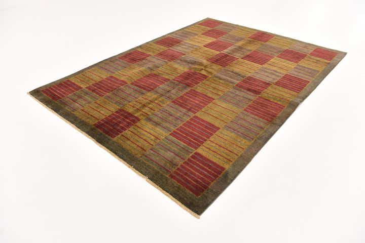 5' 8 x 7' 10 Hand Knotted Modern Ziegler Rug