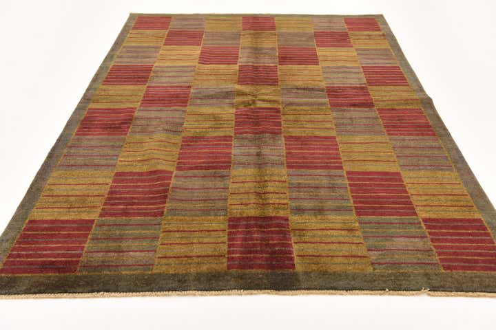 5' 8 x 7' 10 Hand Knotted Modern Ziegler Rug