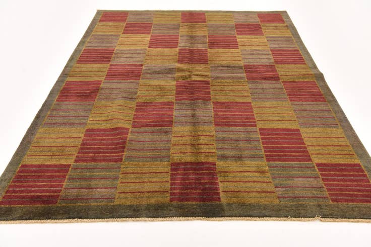 Detail image of 5' 8 x 7' 10 Hand Knotted Modern Ziegler Rug