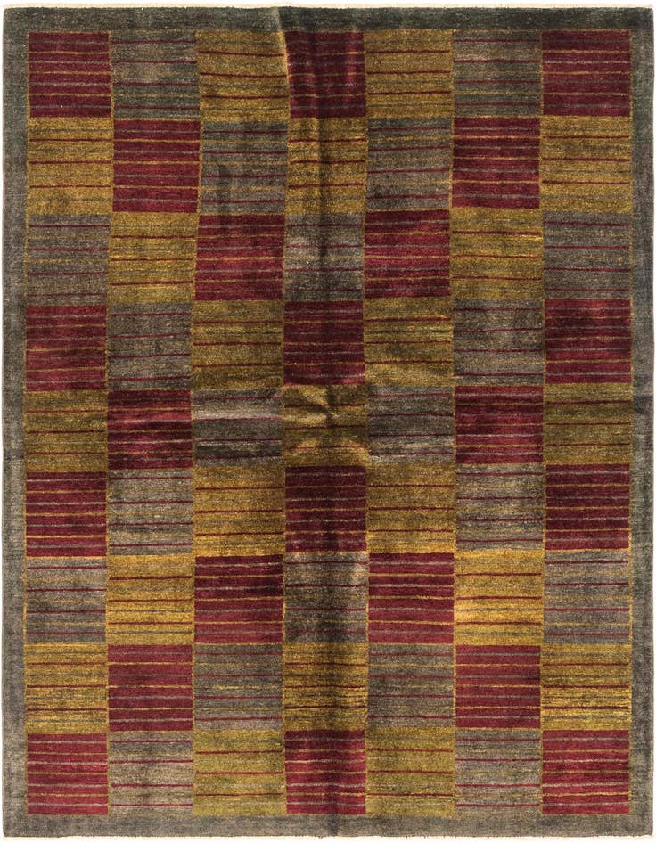 Detail image of 5' 8 x 7' 10 Hand Knotted Modern Ziegler Rug