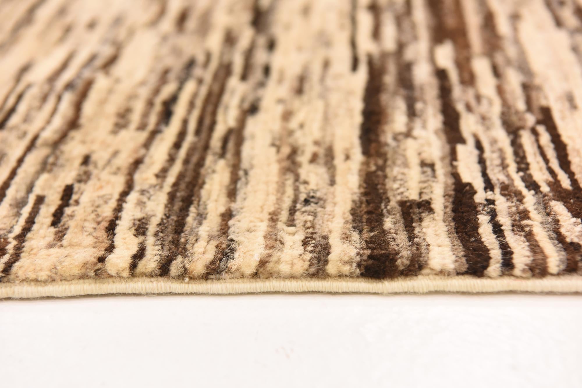 8' 3 x 9' 6 Hand Knotted Modern Ziegler Rug