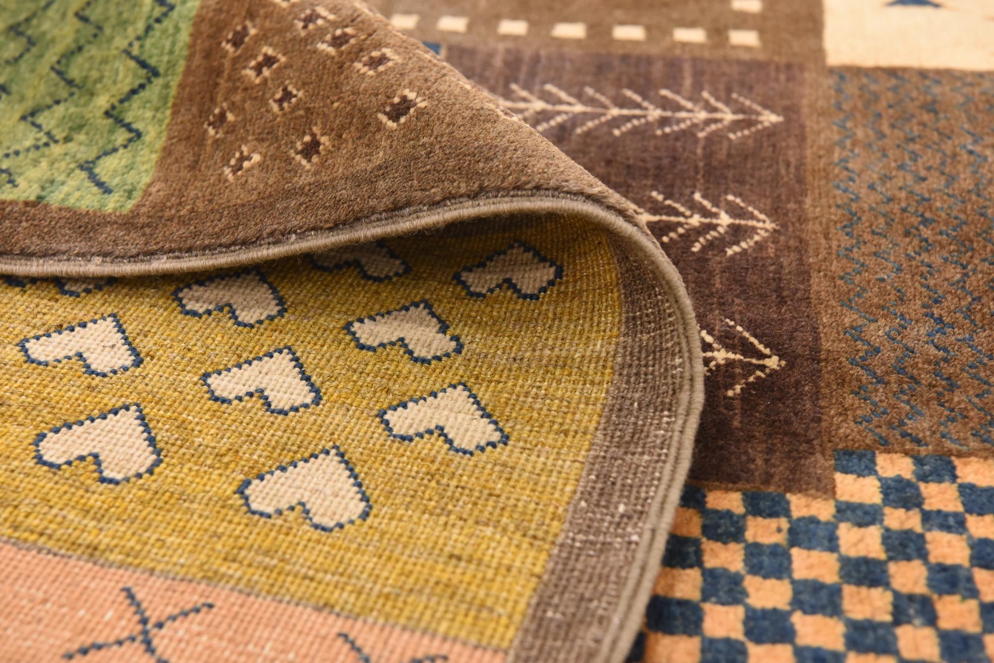 6' 5 x 9' 6 Hand Knotted Modern Ziegler Rug