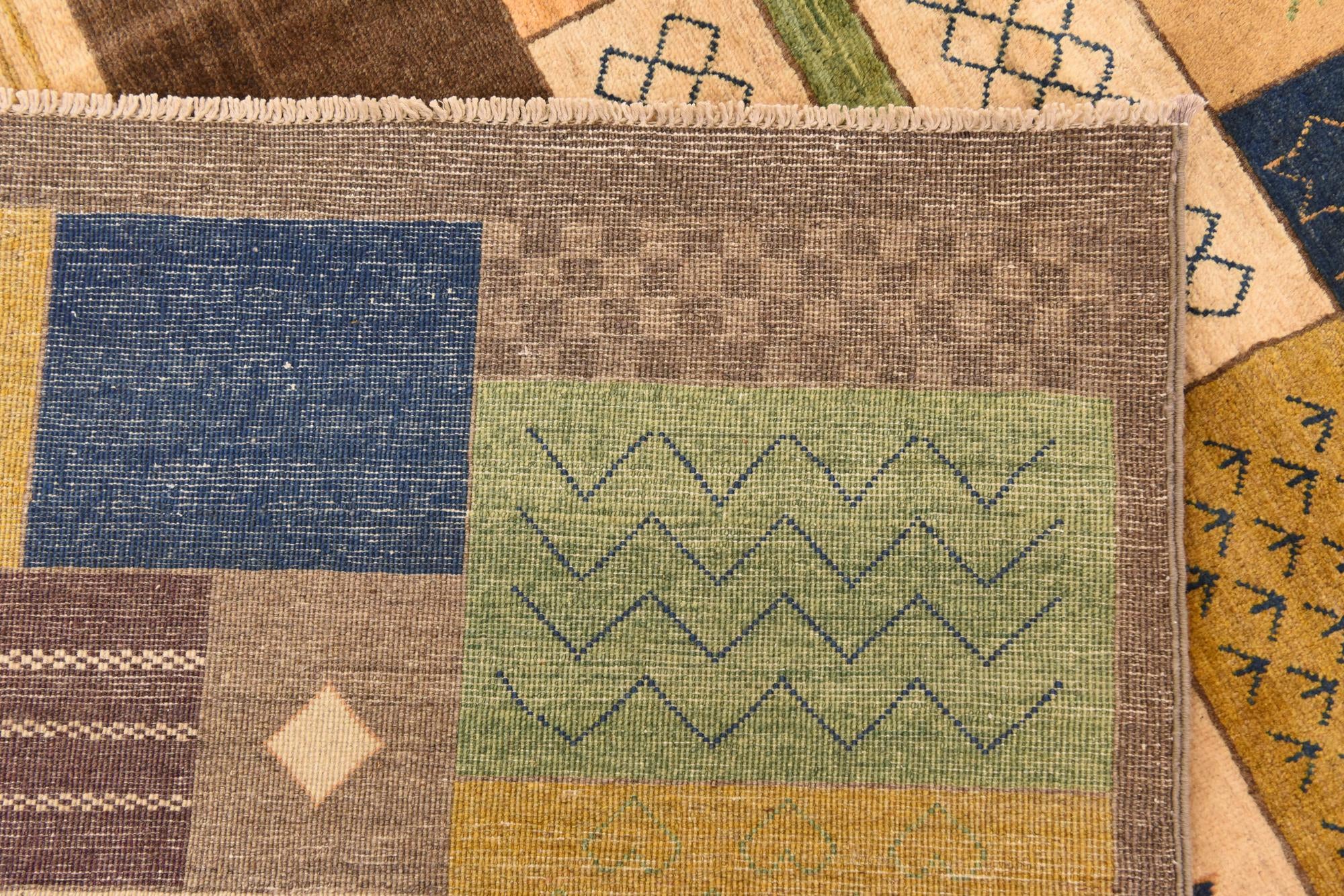 6' 5 x 9' 6 Hand Knotted Modern Ziegler Rug