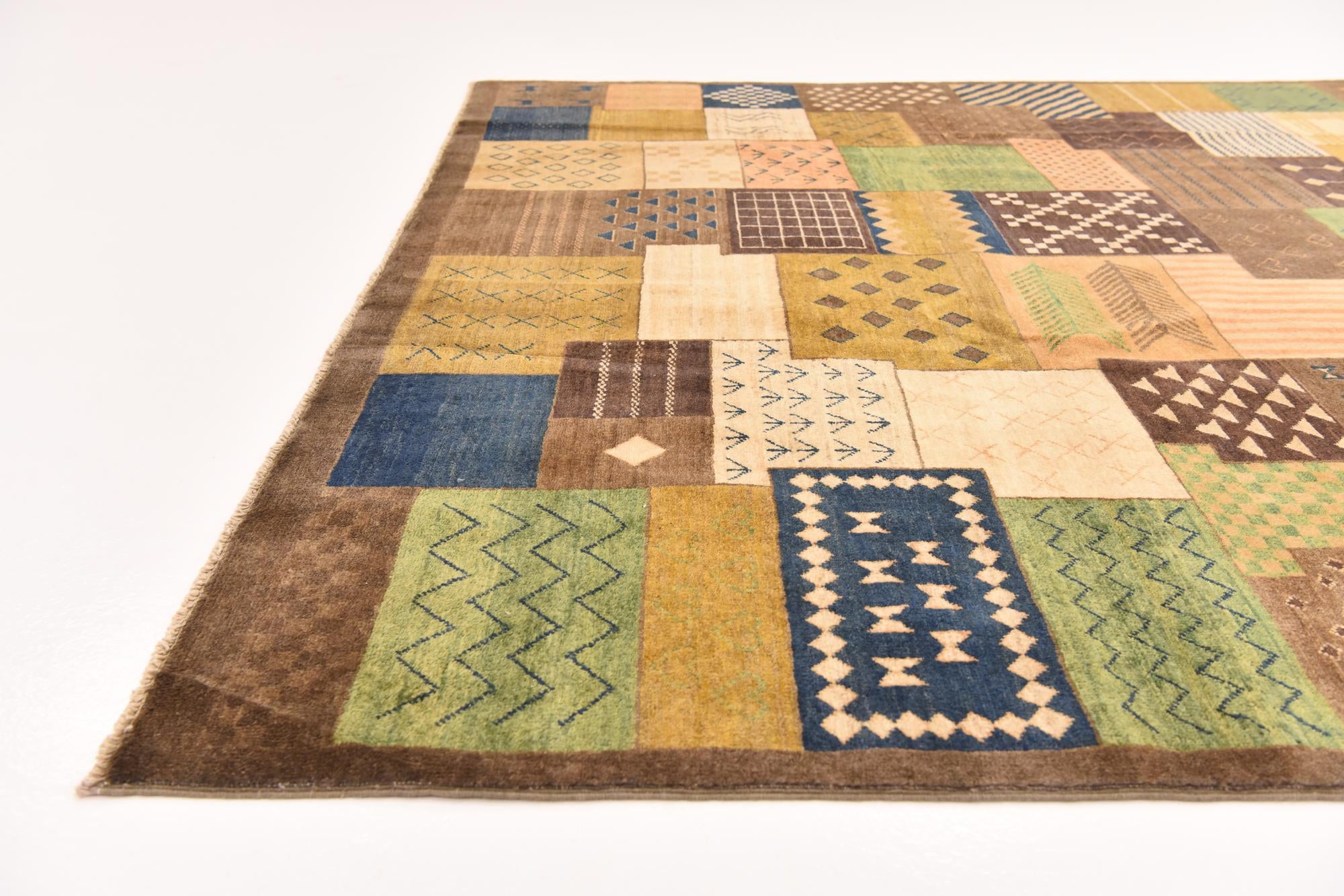 6' 5 x 9' 6 Hand Knotted Modern Ziegler Rug