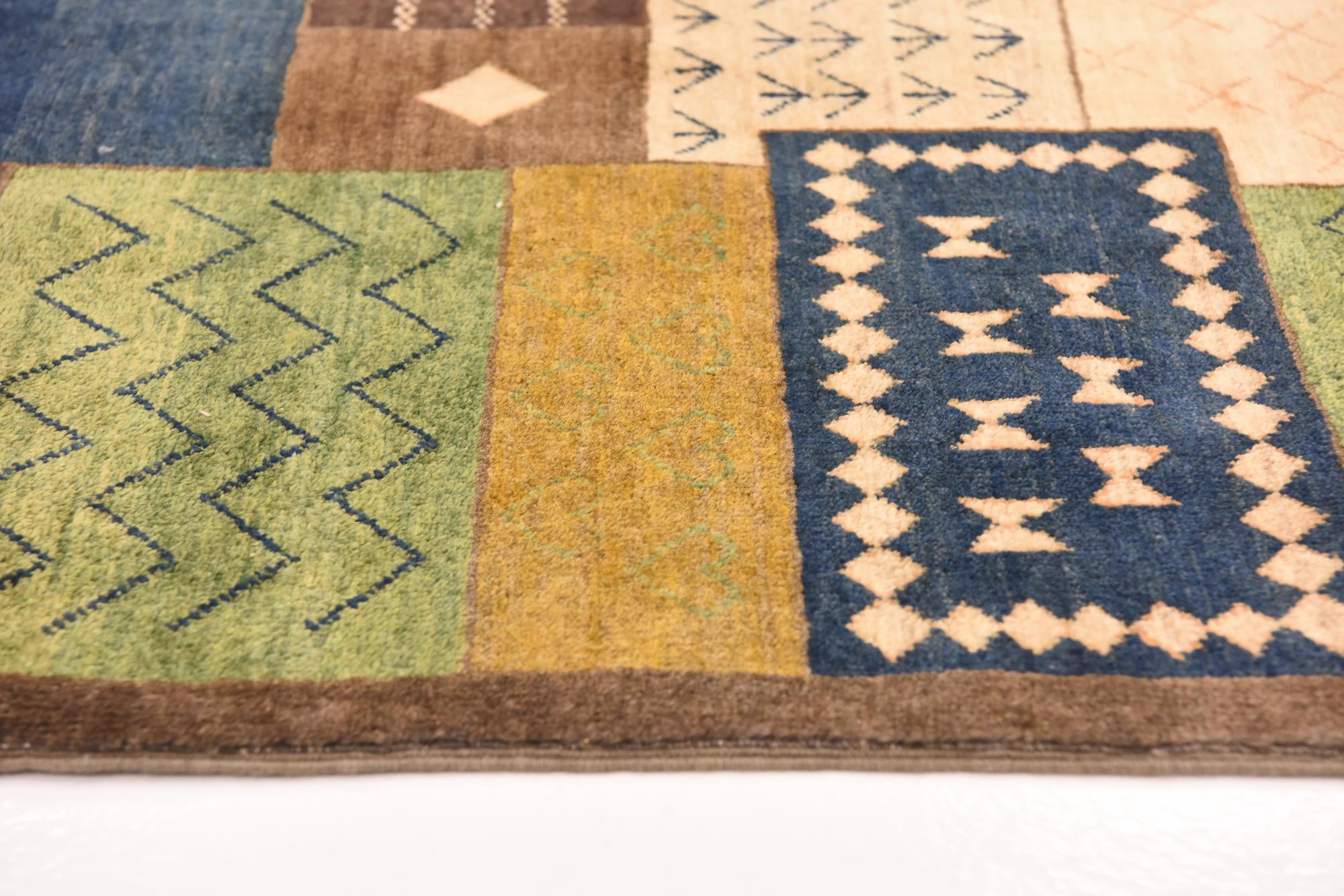 6' 5 x 9' 6 Hand Knotted Modern Ziegler Rug