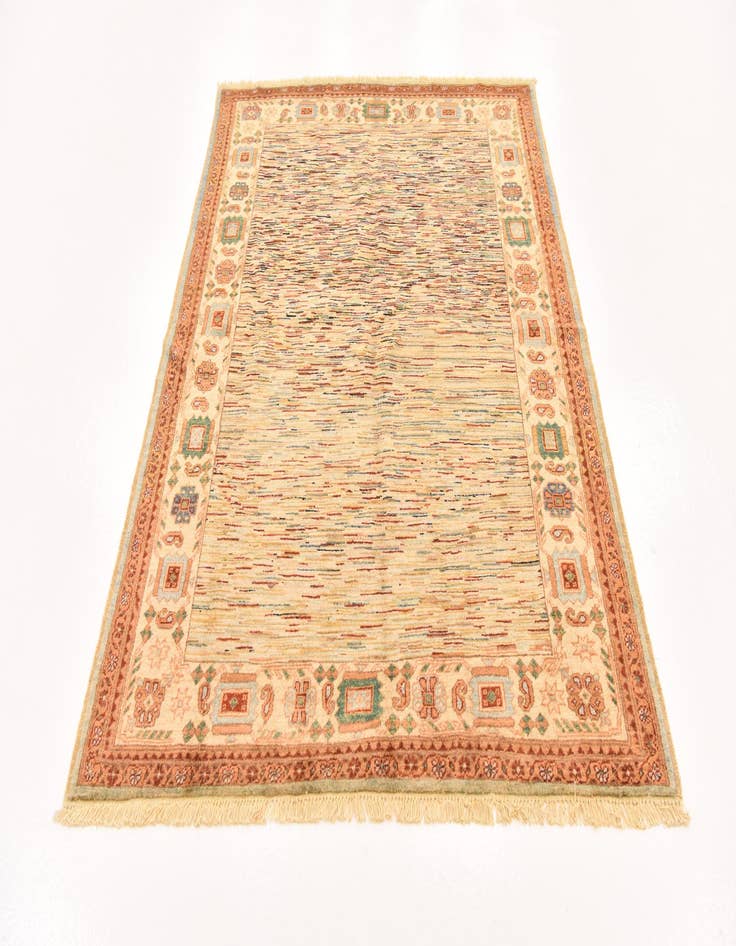 Detail image of 4' 10 x 6' 7  Hand Knotted Modern Ziegler Rug