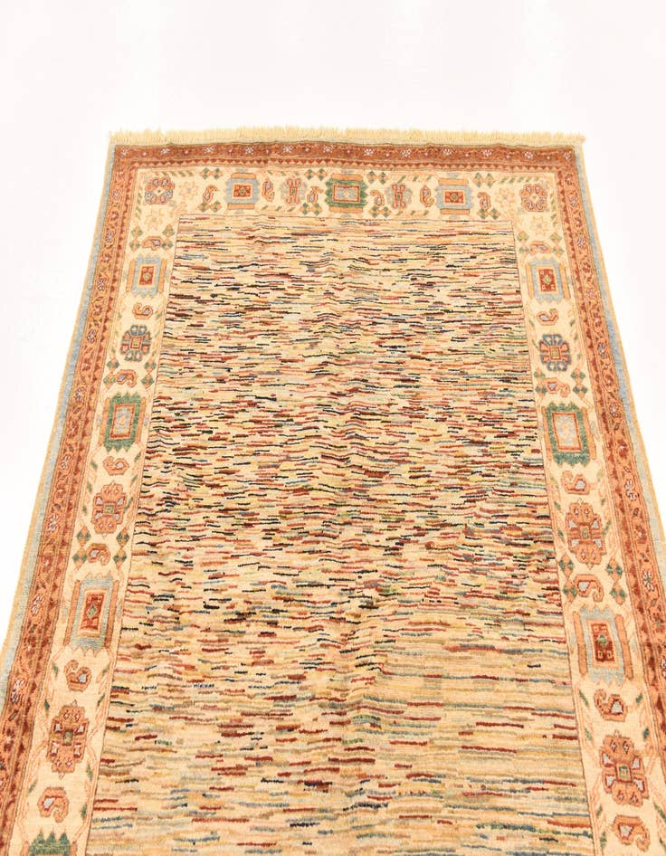 Detail image of 4' 10 x 6' 7  Hand Knotted Modern Ziegler Rug