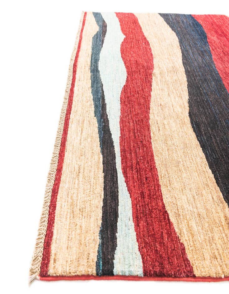Detail image of 5' 7 x 7' 11  Hand Knotted Modern Ziegler Rug