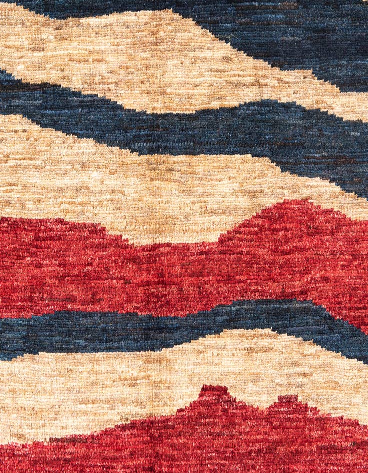 Detail image of 5' 7 x 7' 11  Hand Knotted Modern Ziegler Rug