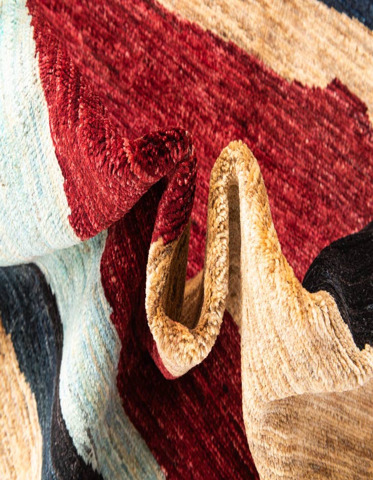 Detail image of 5' 7 x 7' 11  Hand Knotted Modern Ziegler Rug