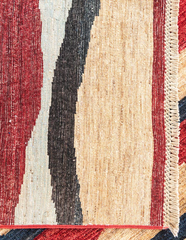 Detail image of 5' 7 x 7' 11  Hand Knotted Modern Ziegler Rug