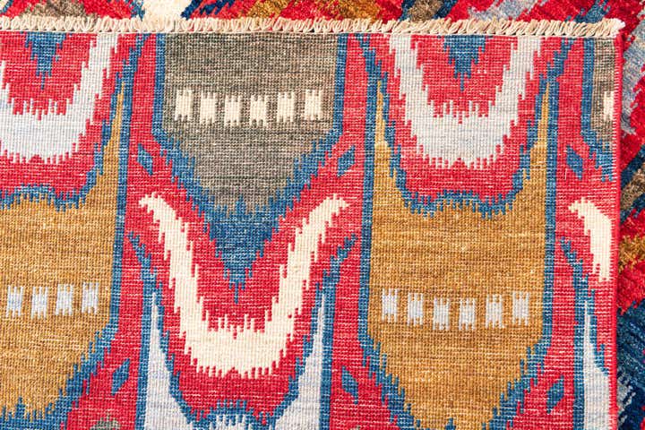 5' 9 x 8' Hand Knotted Modern Ziegler Rug