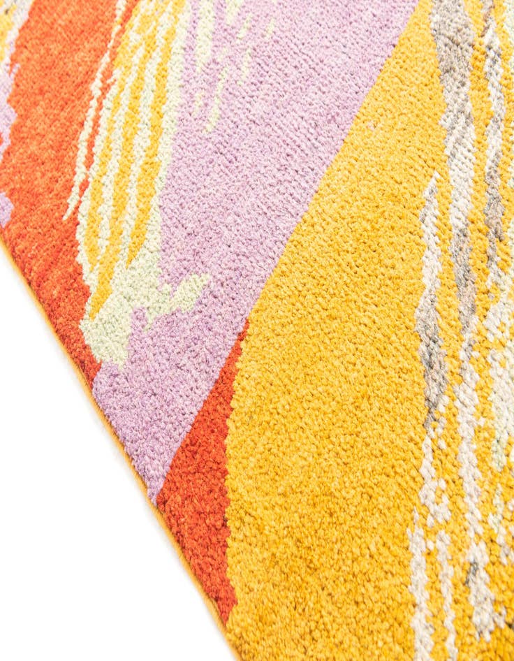 Detail image of 6' 8 x 9' 6  Hand Knotted Modern Ziegler Rug