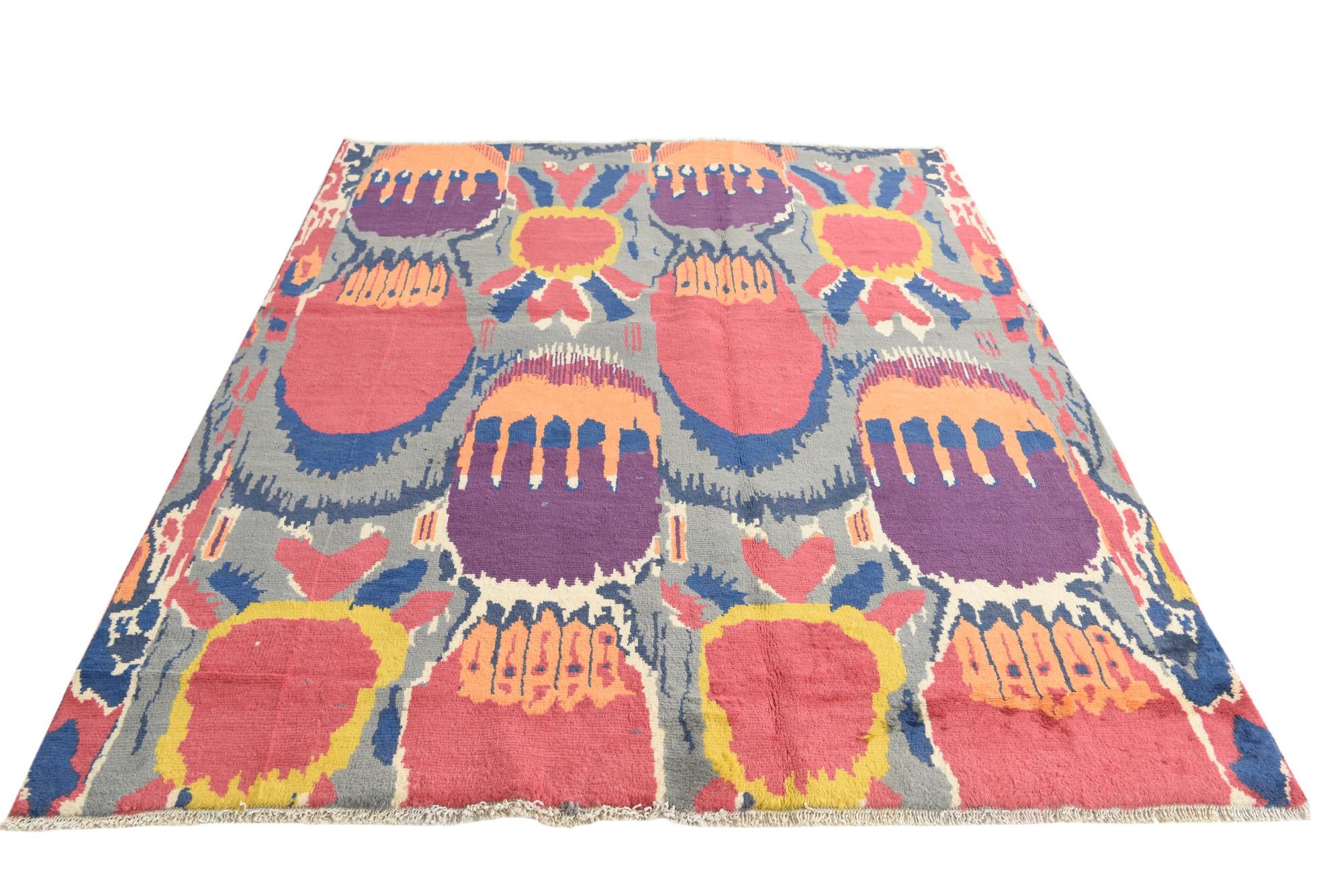 6' 3 x 8' 3 Hand Knotted Modern Ziegler Wool Rug