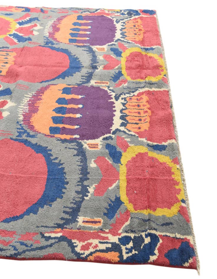 Detail image of 6' 3 x 8' 3  Hand Knotted Modern Ziegler Wool Rug