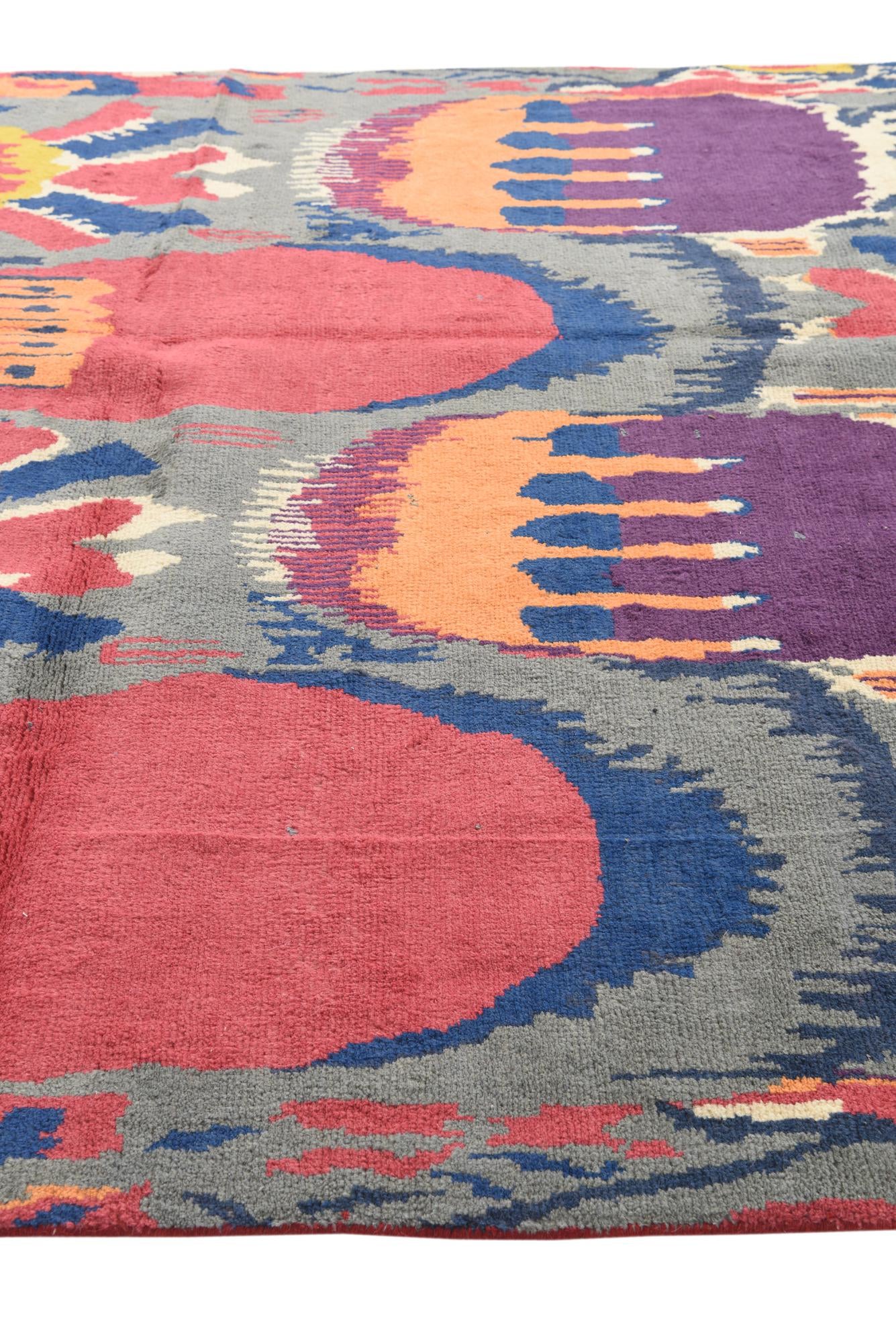 6' 3 x 8' 3 Hand Knotted Modern Ziegler Wool Rug