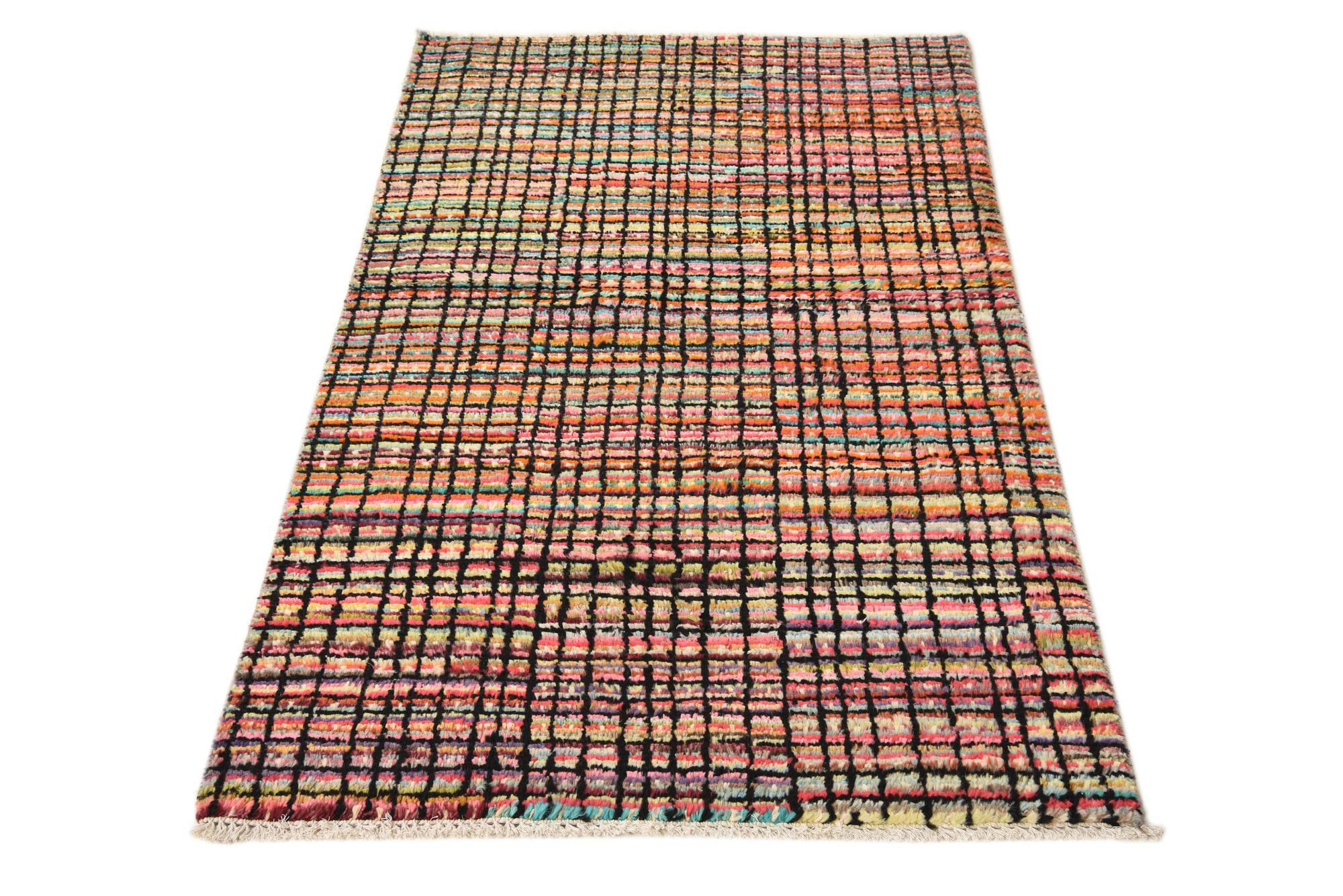 3' x 5' 4 Hand Knotted Modern Ziegler Rug