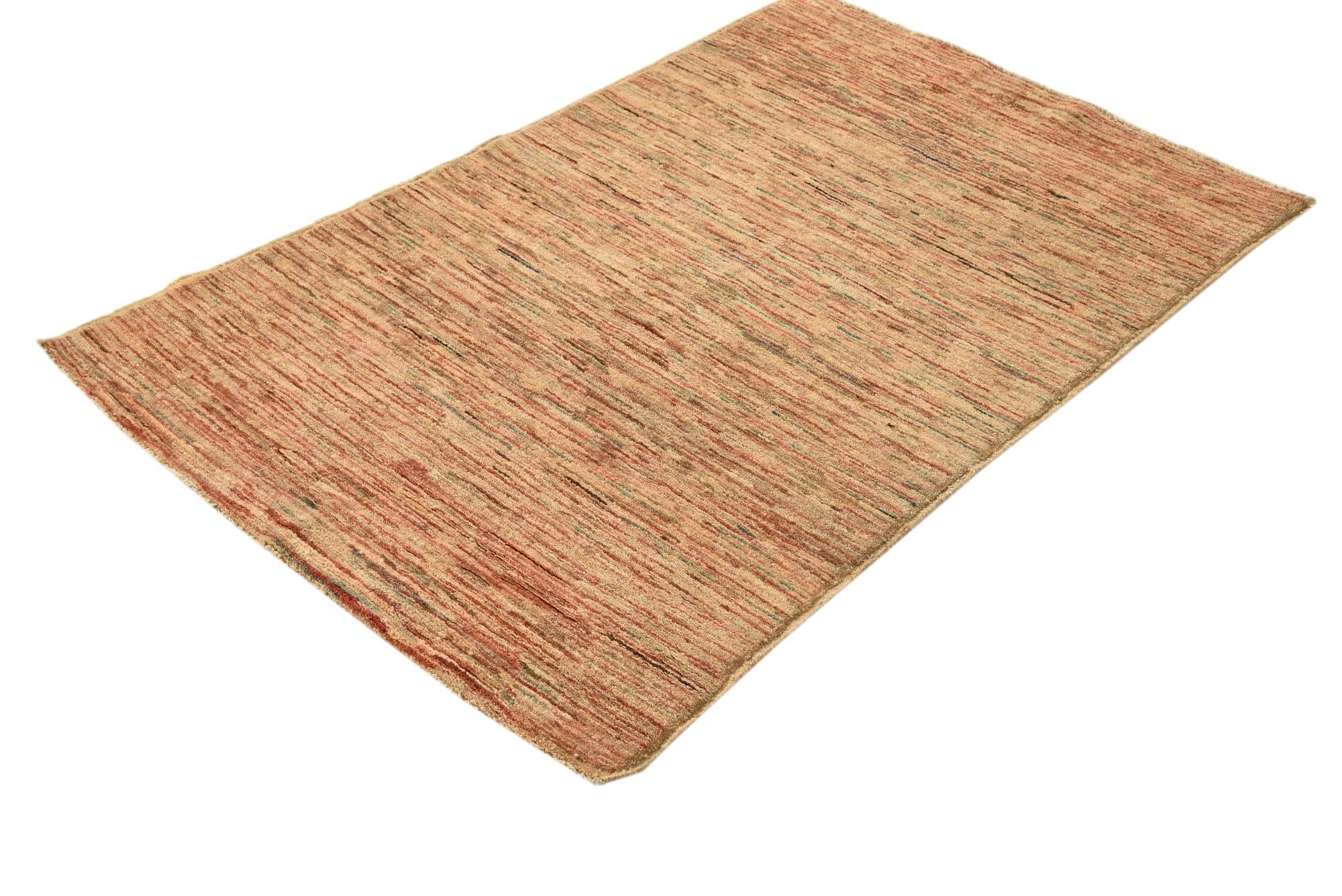 3' 2 x 4' 9 Hand Knotted Modern Ziegler Rug