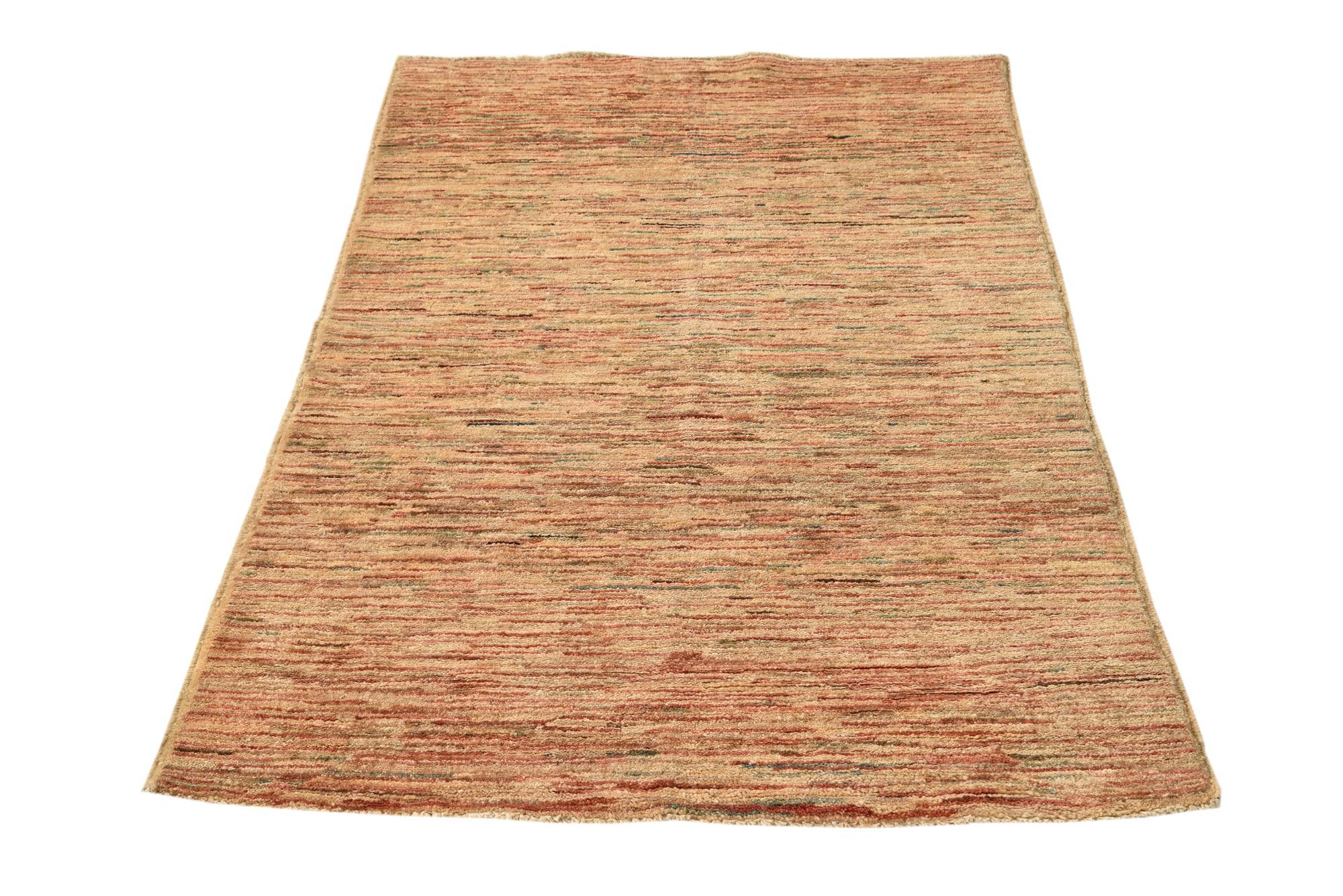 3' 2 x 4' 9 Hand Knotted Modern Ziegler Rug
