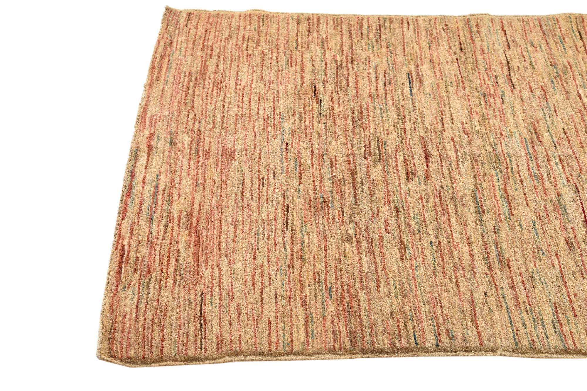 3' 2 x 4' 9 Hand Knotted Modern Ziegler Rug