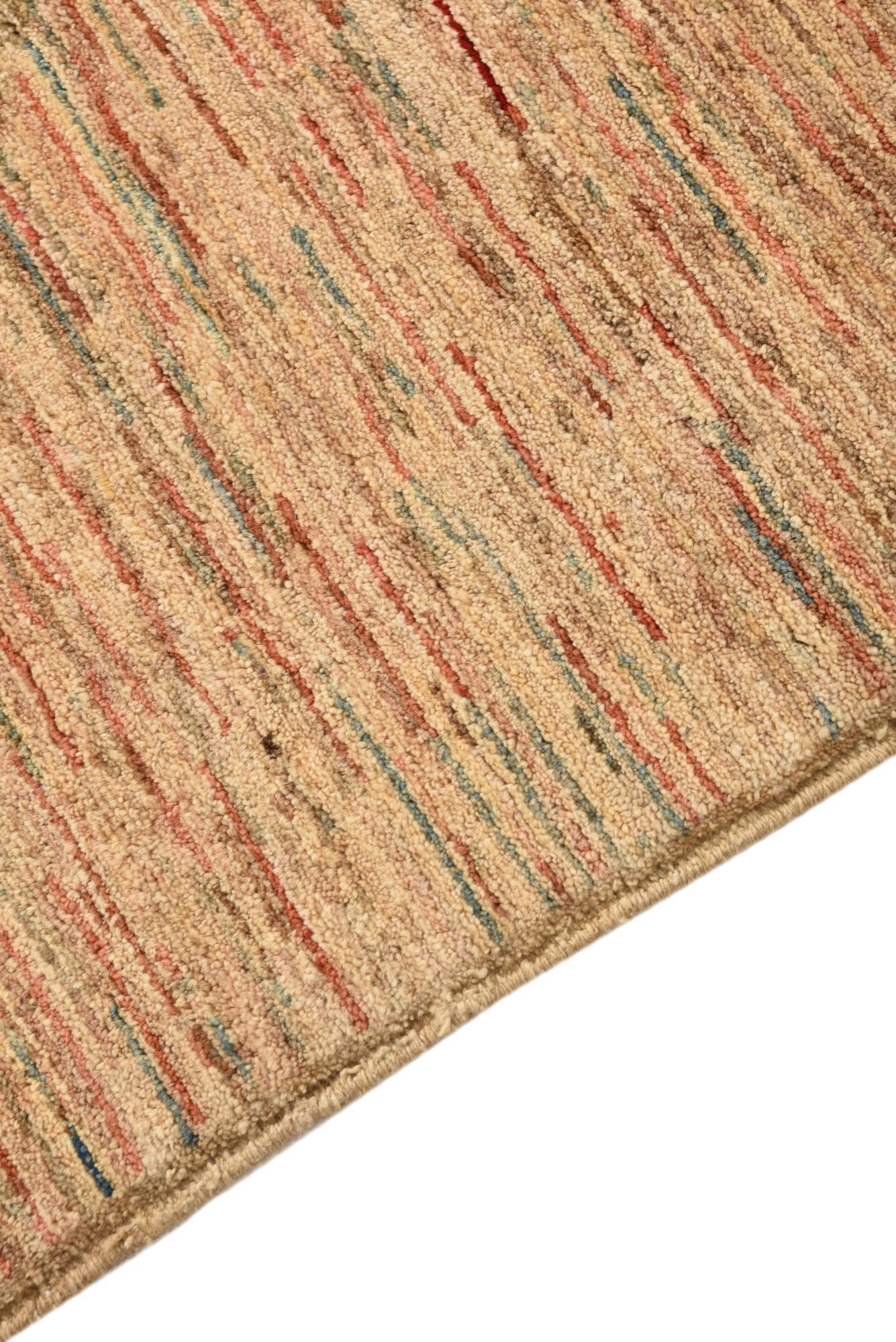3' 2 x 4' 9 Hand Knotted Modern Ziegler Rug