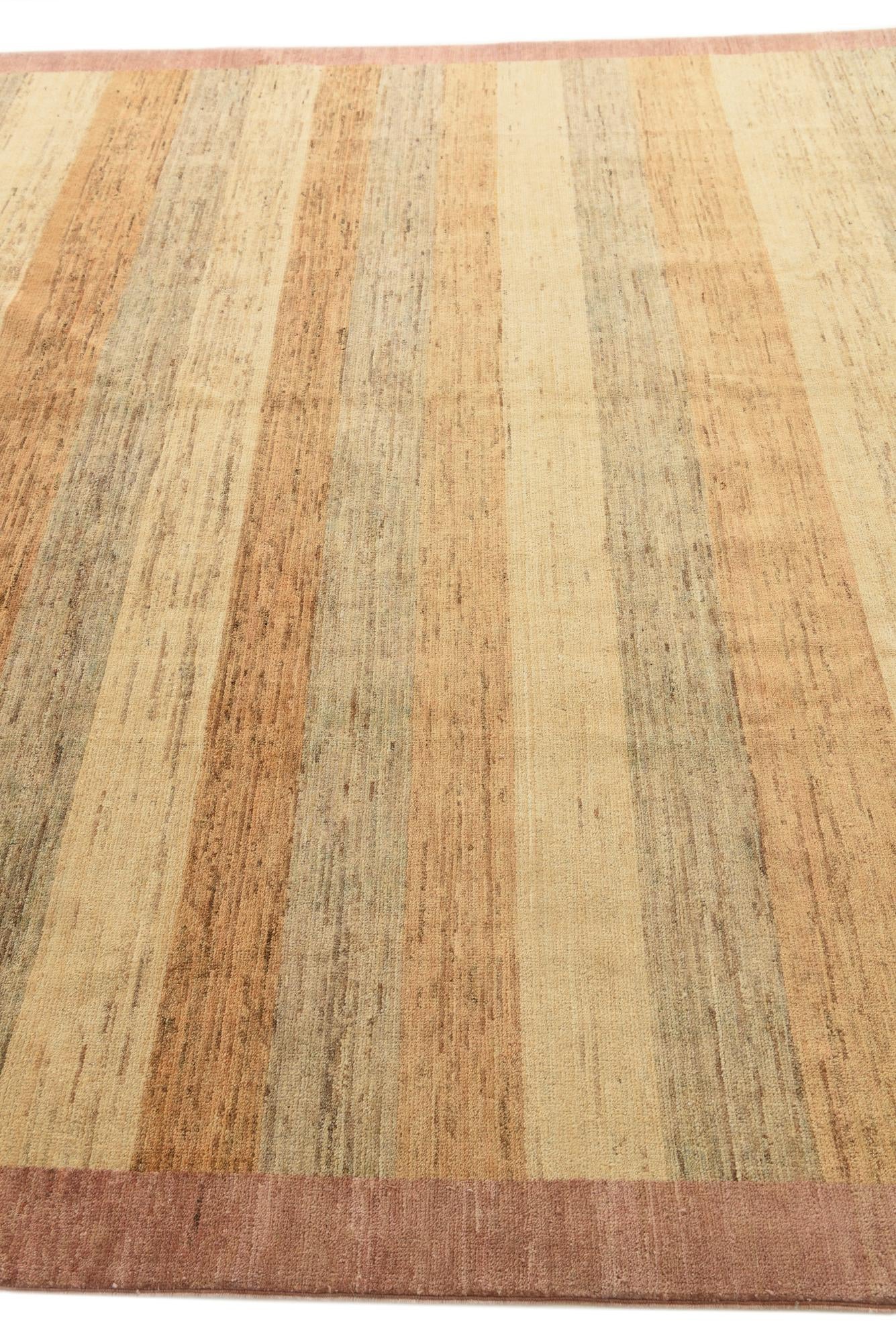 8' 3 x 11' 7 Hand Knotted Modern Ziegler Rug