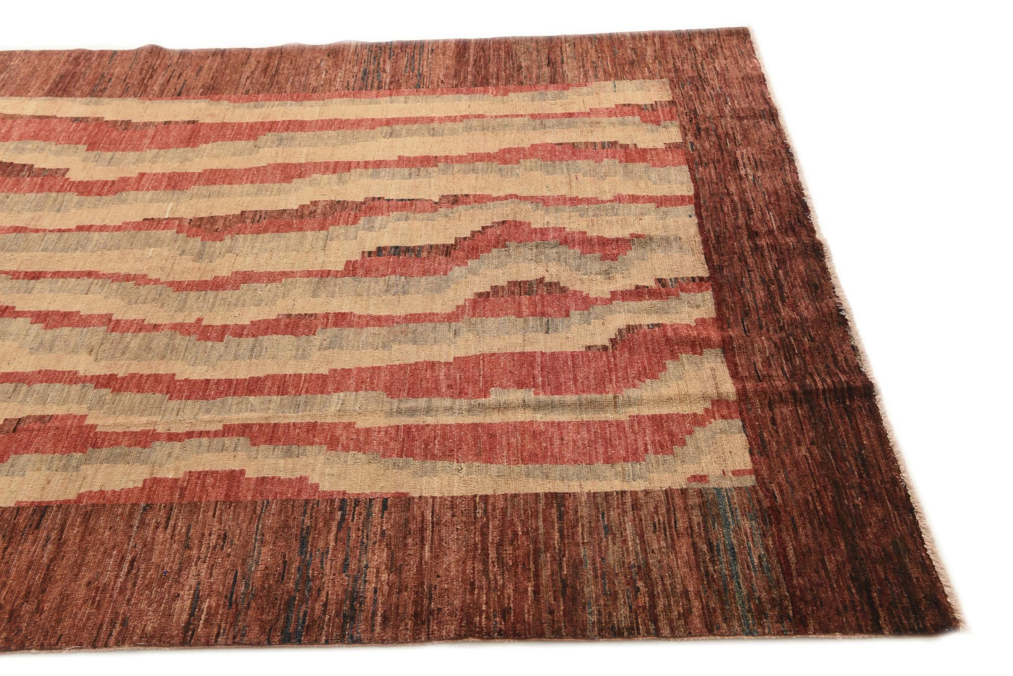 5' 5 x 7' 5 Hand Knotted Modern Ziegler Rug